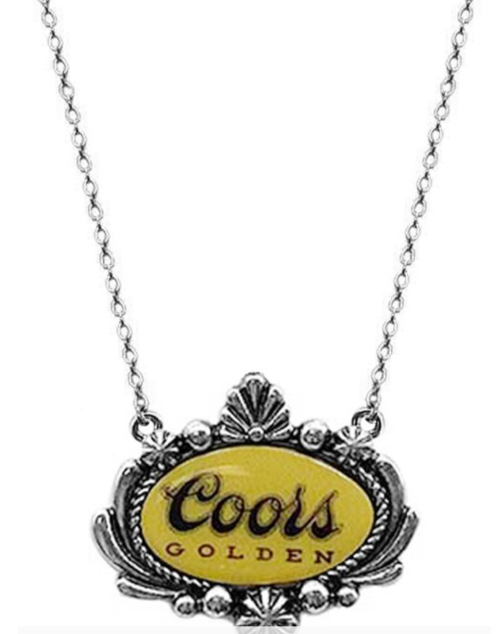Golden Coors Pendant Necklace