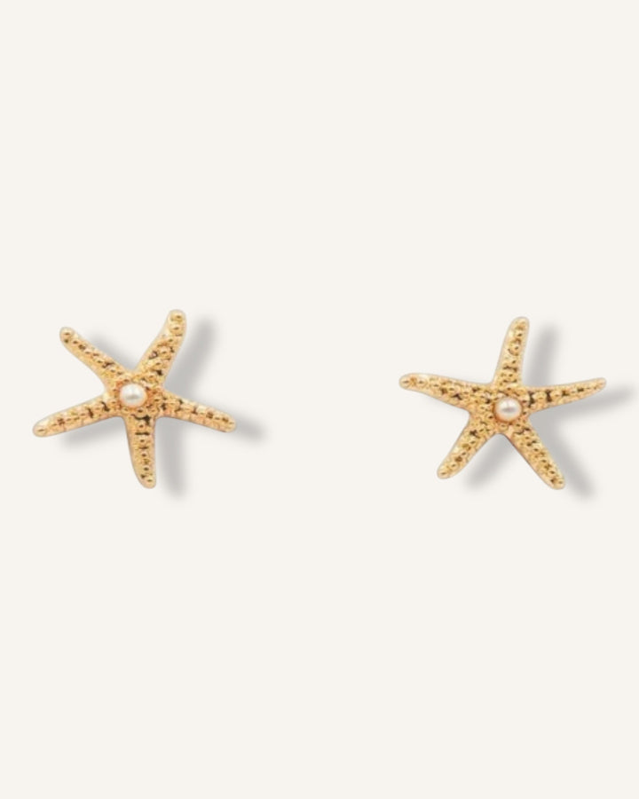 Gold Mini Startfish Studs