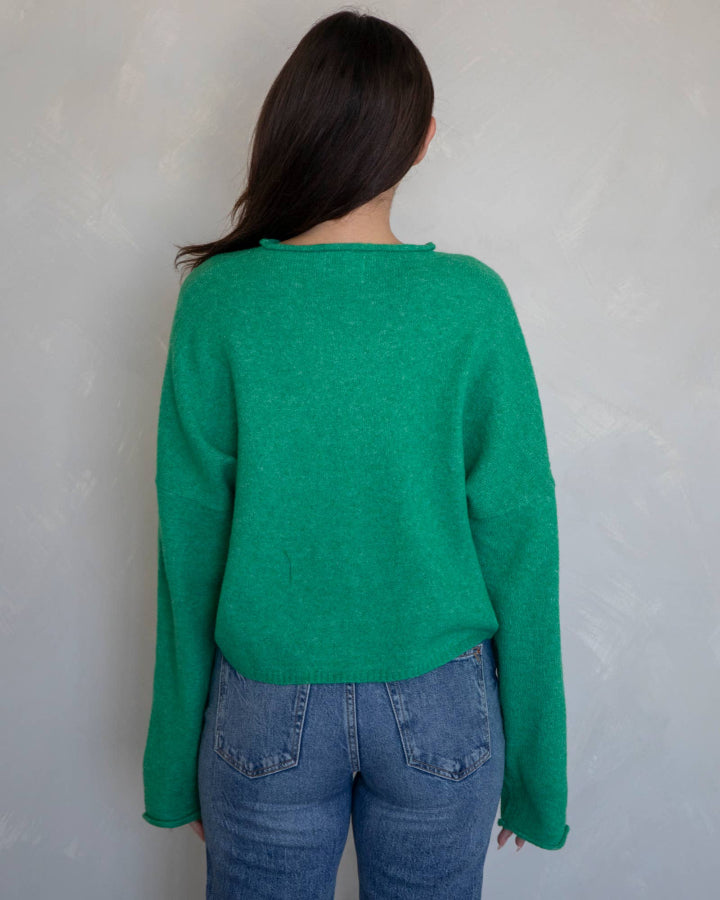 Green Piper Cardigan