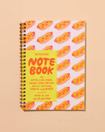 Hot Dogs Letterpress Spiral Notebook