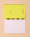 Hot Dogs Letterpress Spiral Notebook