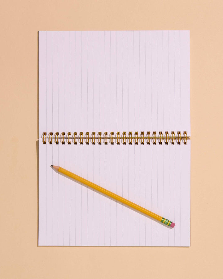 Hot Dogs Letterpress Spiral Notebook