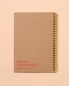 Hot Dogs Letterpress Spiral Notebook