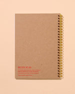 Hot Dogs Letterpress Spiral Notebook