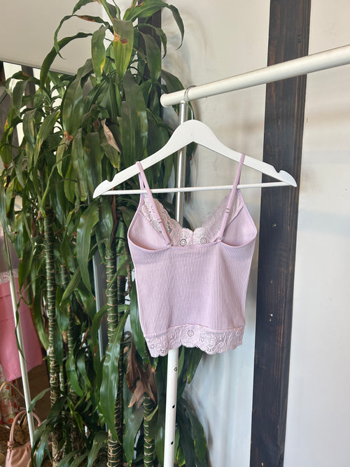 Amélie Lace Trimmed Tank