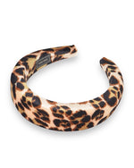 Padded Leopard Print Headband