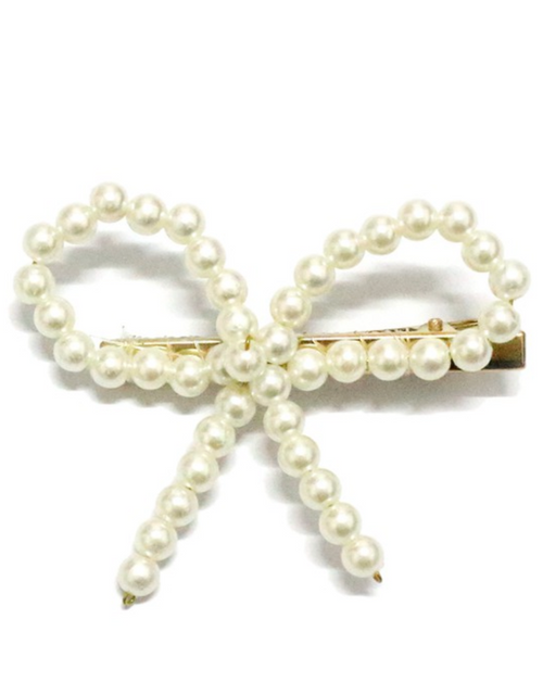 Pearl Bow Clip