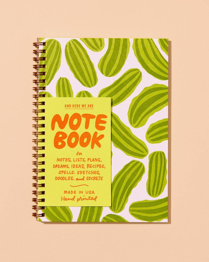Pickles Letterpress Spiral Notebook