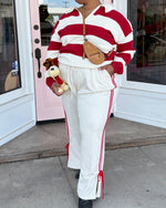 Vanilla Bow Side Track Pants