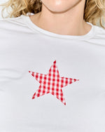 Plus Gingham Star Tee