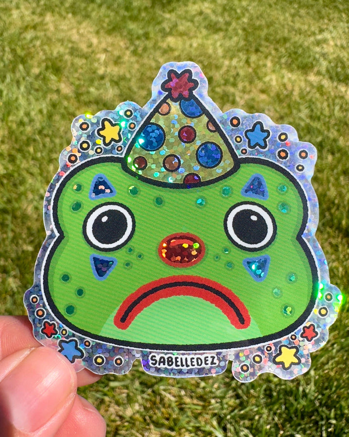 Frog the Fool Sticker