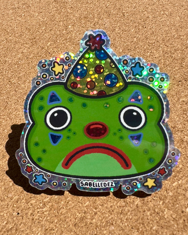 Frog the Fool Sticker