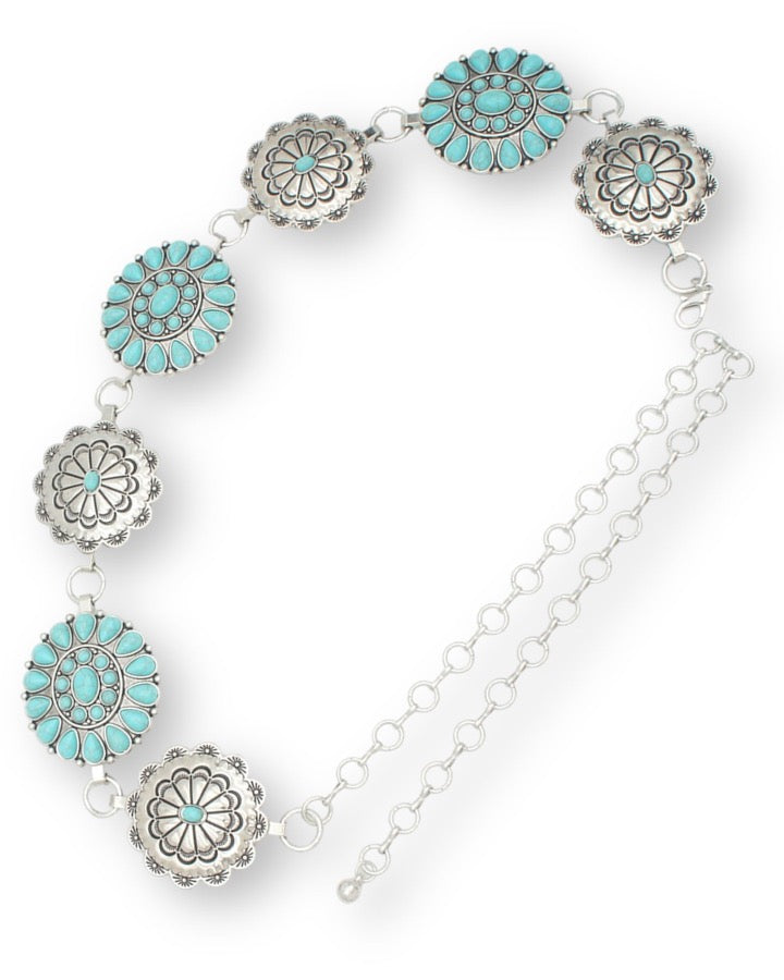 Silver Gracie Western Chain Belt