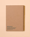 Strawberry Letterpress Spiral Notebook