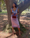 Vintage Blush Slip Skirt