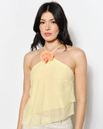 Haley Orchid Trim Top