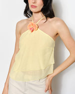 Haley Orchid Trim Top