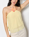 Haley Orchid Trim Top