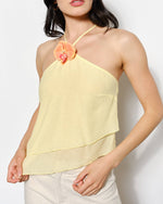 Haley Orchid Trim Top