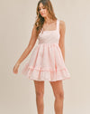 Pink Cristina Bow Back Dress