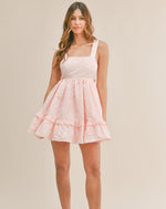 Pink Cristina Bow Back Dress