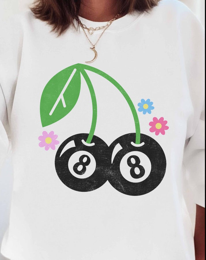 Eight Ball Cherry Sweatshirt