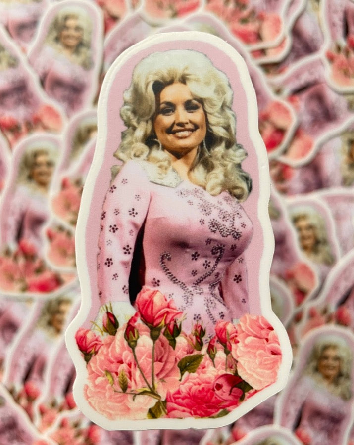 DOLLY PARTON STICKER LONG BEACH