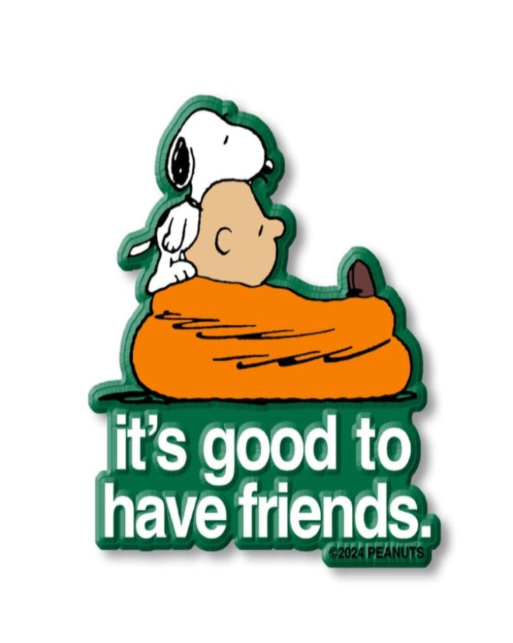3P4 X Peanuts® Valentine - Good Friends 3D Magnet (Green)