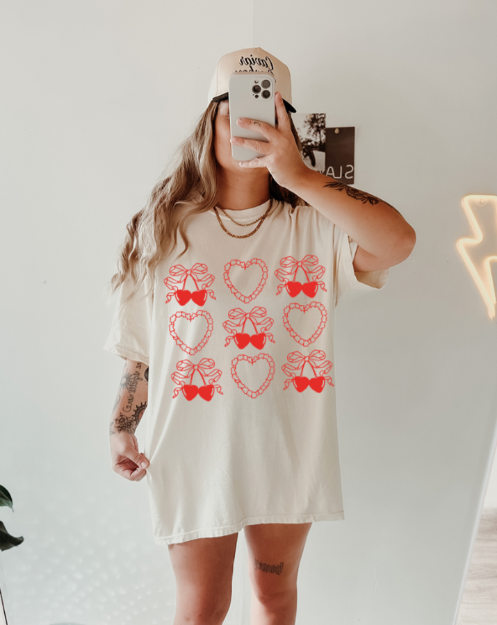 Hearts & Bows Valentine's Day T-Shirt