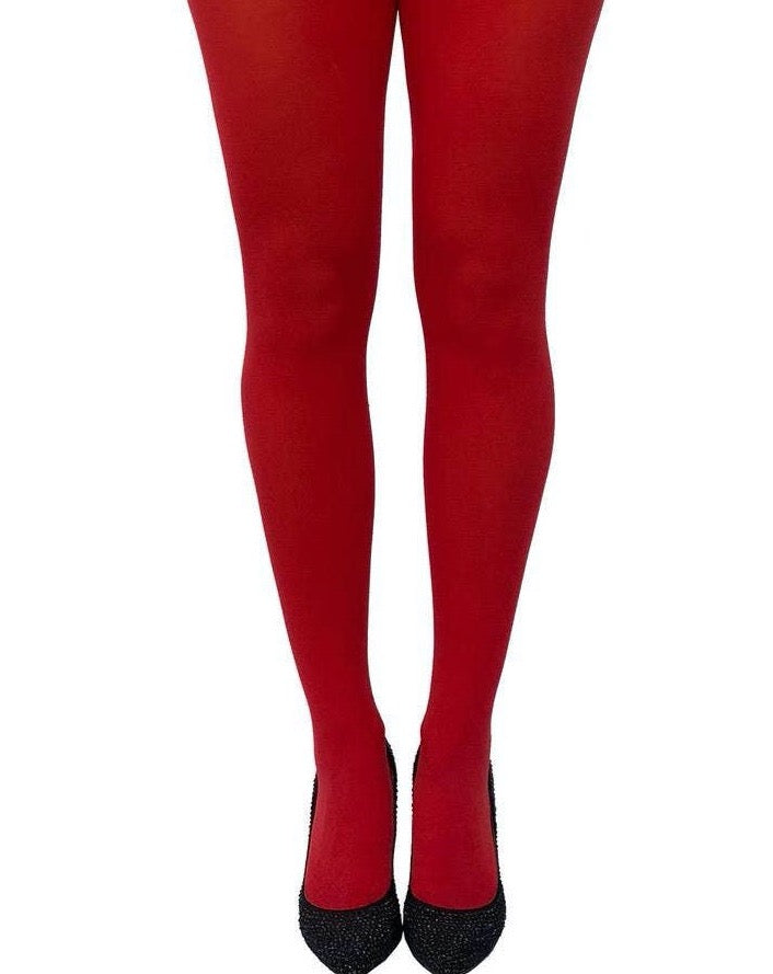 Opaque Red TIghts