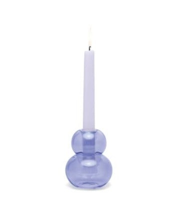Purple Bubble Stack Taper Holder