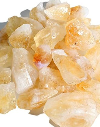 Citrine rough stones