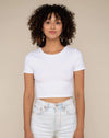Cotton Spandex Cropped Baby Tee
