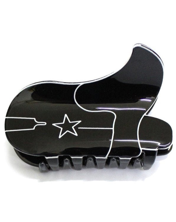 Cowboy Boot Hair Claw Clip