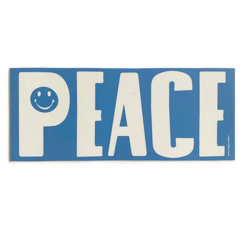 Three Potato Four - Sticker - Peace (Blue)