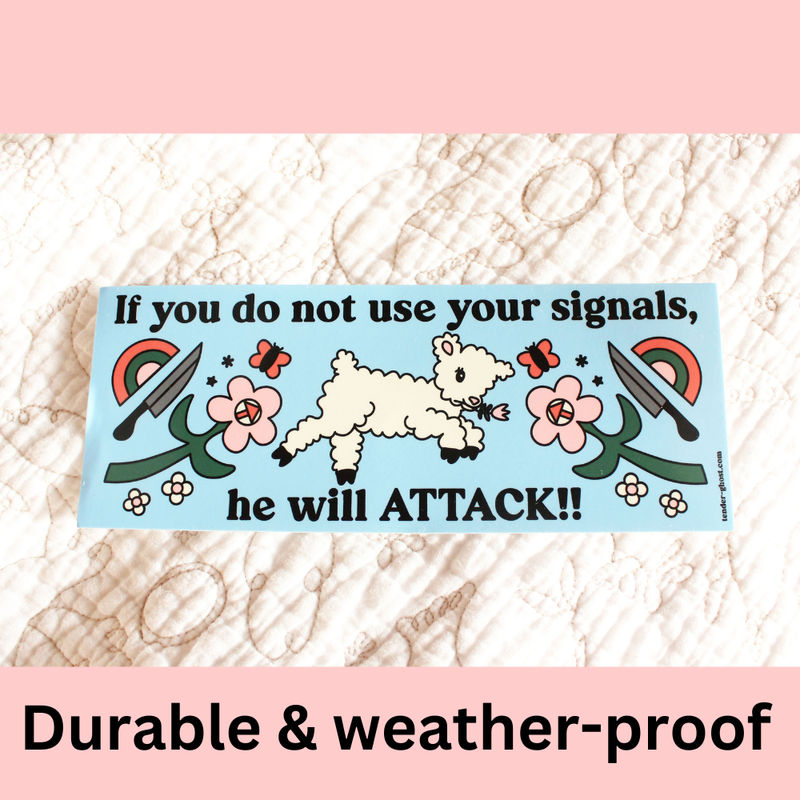 Signals Lamb Bumper Sticker