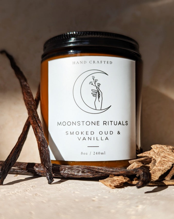 Smoked Oud & Vanilla Candle