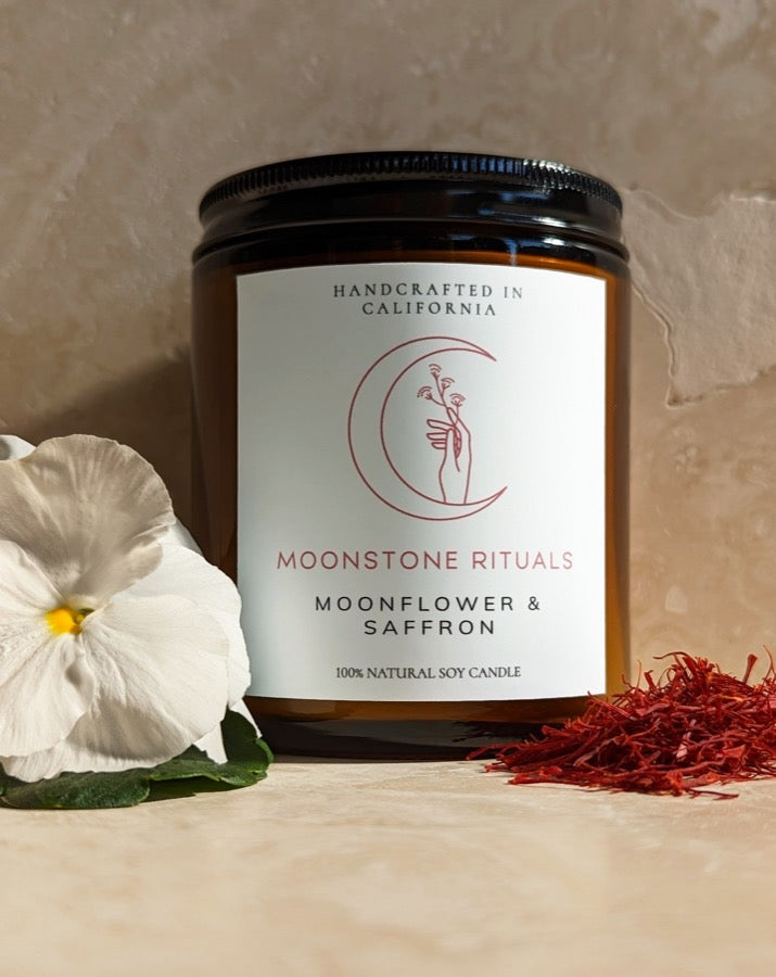 Moonflower & Saffron Candle