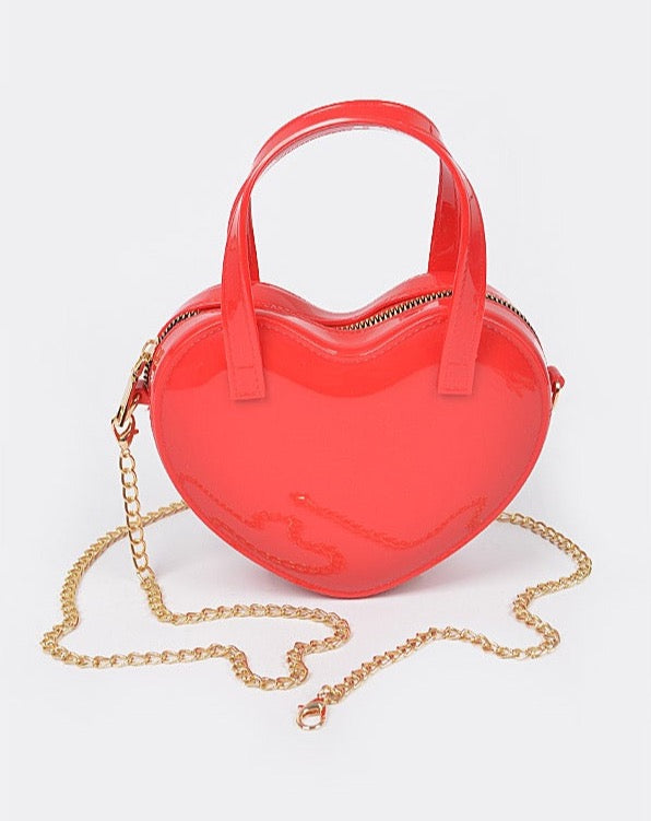 Red Heart Jelly Bag