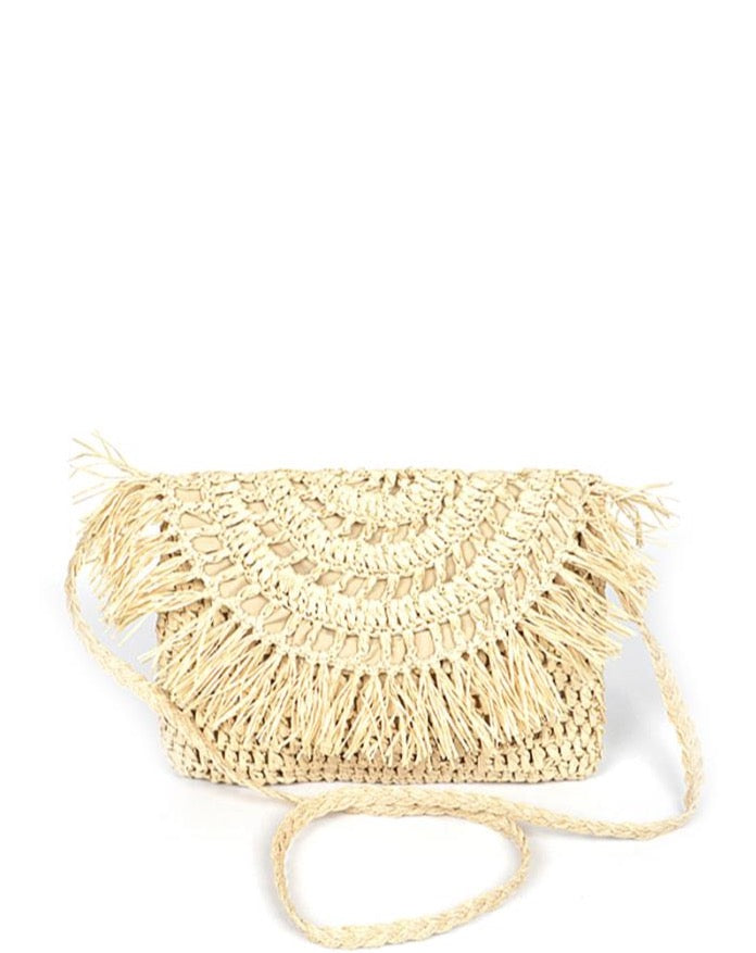 Sonora Straw Clutch