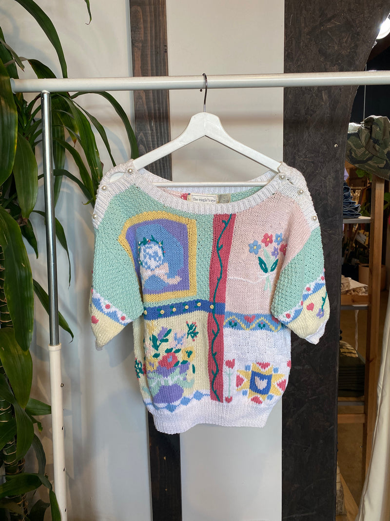 Vintage Quilt Sweater